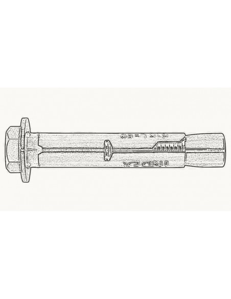CH-TO Anclaje Chapa Hexagonal Zincado