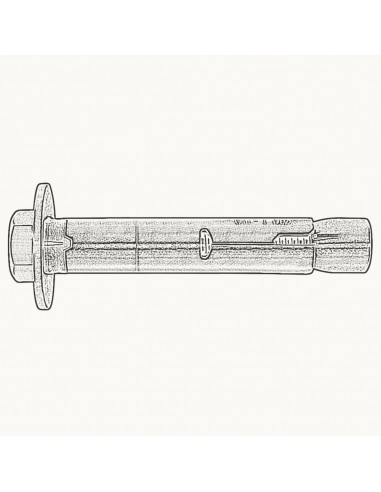 CH-A2 Anclaje Chapa Hexagonal Inoxidable