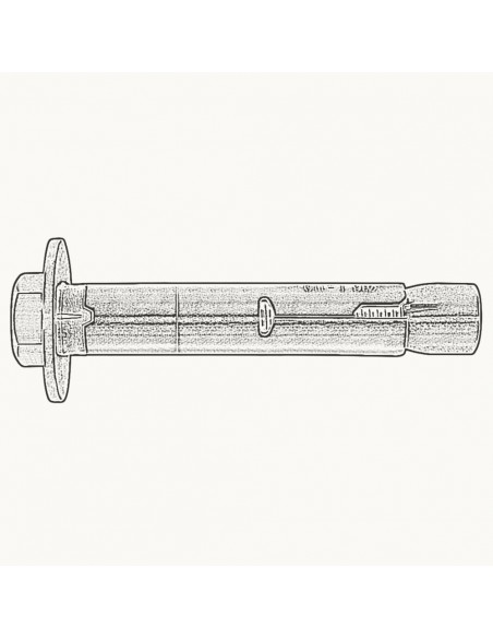 CH-A2 Anclaje Chapa Hexagonal Inoxidable