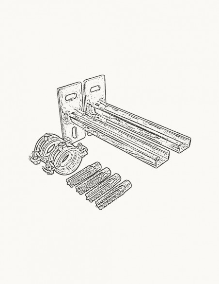 Soporte perf. Vertical 41X21 "Strut" BUP1000