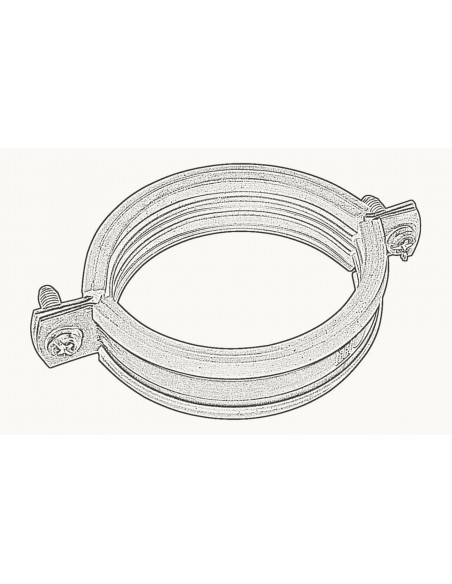 Abrazadera isofónica Bifix 1301 INOX  M8, M10