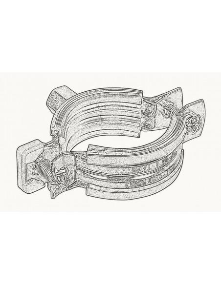 Abrazadera isofonica KSB2 M8/M10