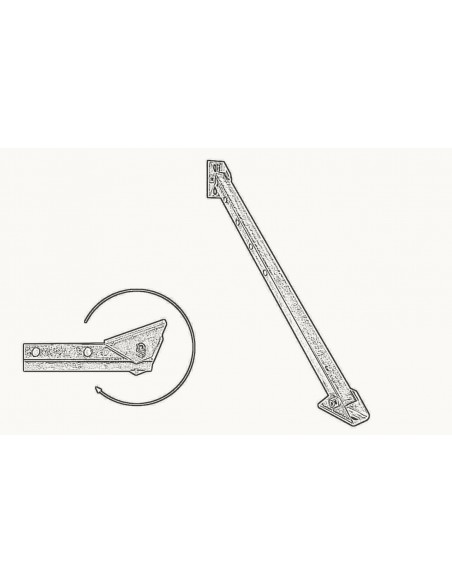 Soporte Diagonal Articulado Carril "Strut"