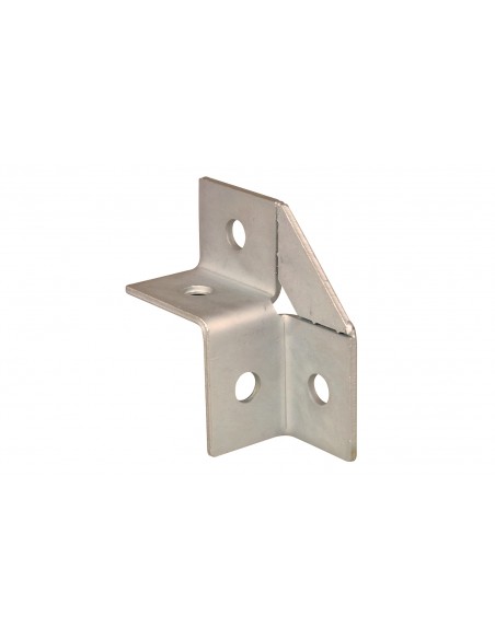 Conectores Carril 90º (2D) INOX "Strut"