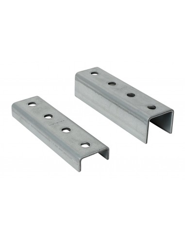 Conector Unión U Carril INOX "Strut"