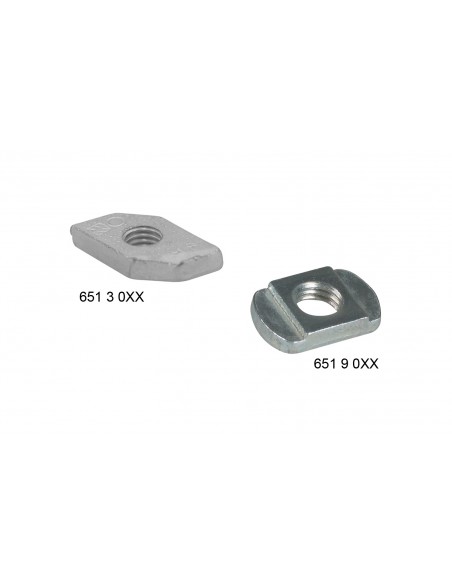 Tuercas Guia 651-436 para Carril "C"
