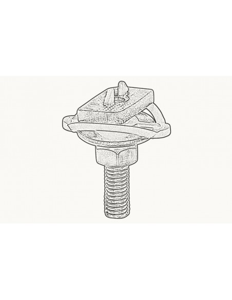 Tornillo Guia Rápido para Carril "C" INOX