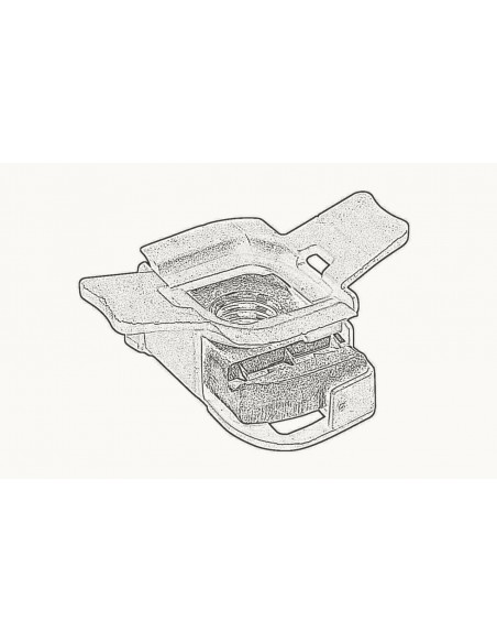 Tuerca Guia Aletas para Carril "Strut" INOX