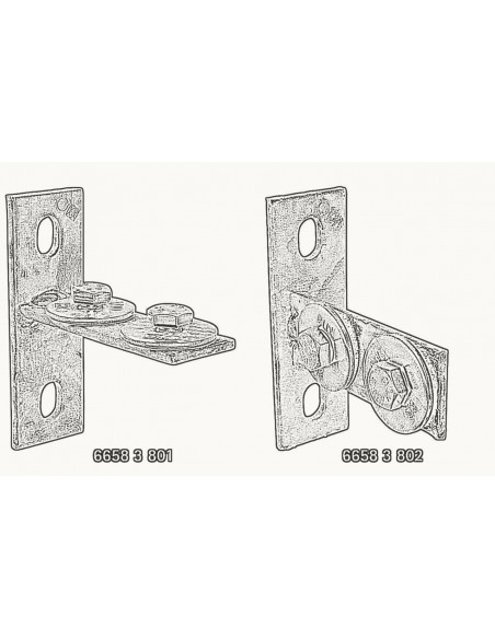 Placa Soporte de Pared Lateral "Strut"