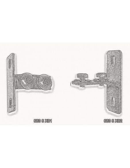 Placa Soporte de Pared Lateral "C"