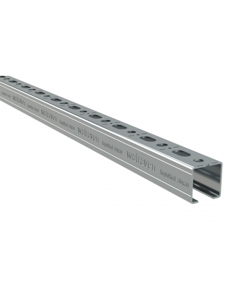 Guia perforada "C" 30X30mm x (2mm)