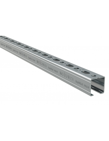 Guia perforada "C" 40X20mm x (1,5mm)